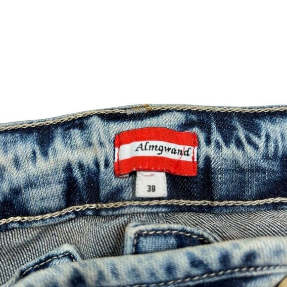 Rare New with Tags German Ladies Almgwand Ladies Capri Jeans Size EU 38 - Picture 5 of 16